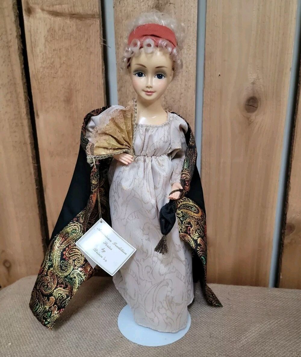Brinn’s American Tradition Series Martha Jefferson Randolph Doll with stand